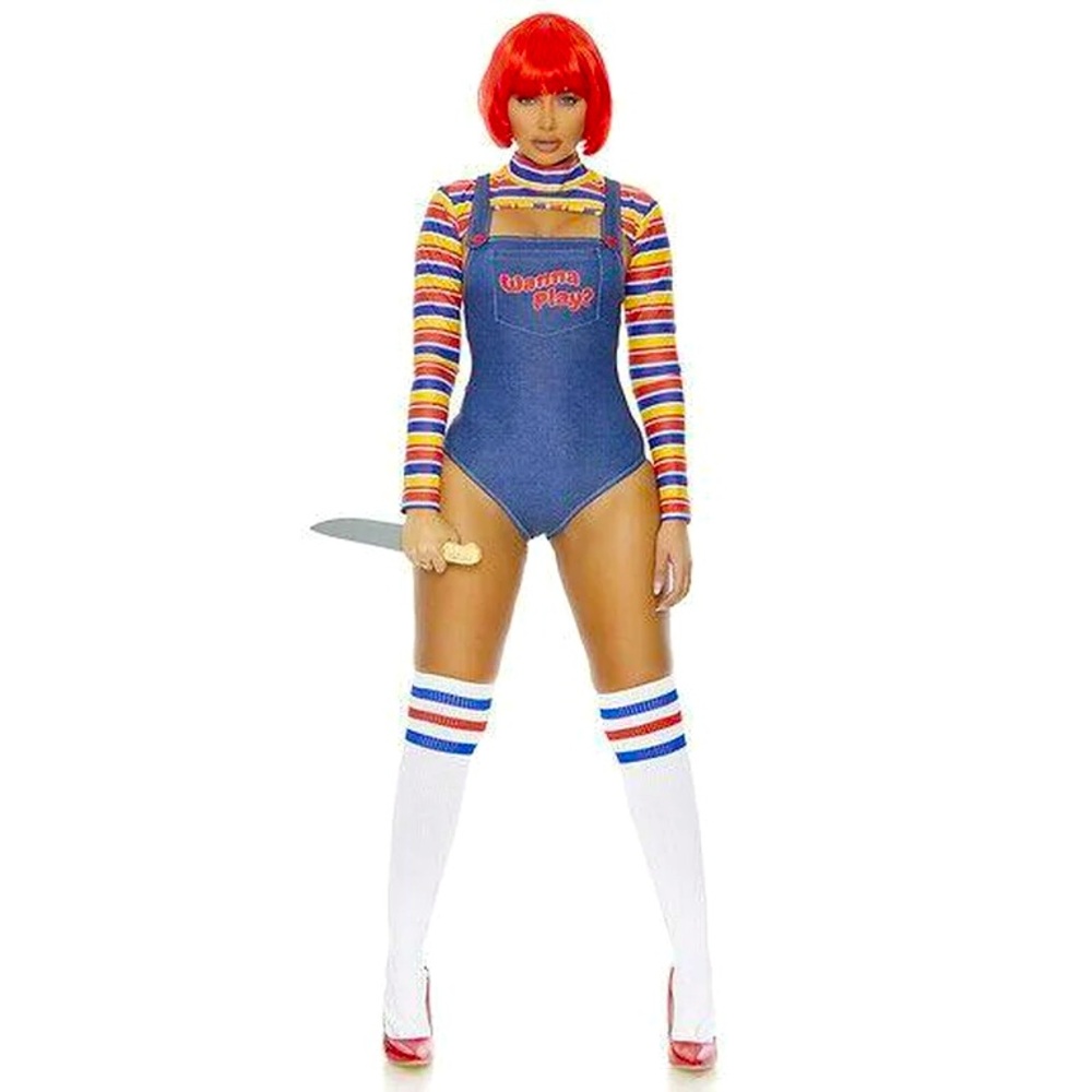 🪓 Chucky doll costumes - him and hers matching.